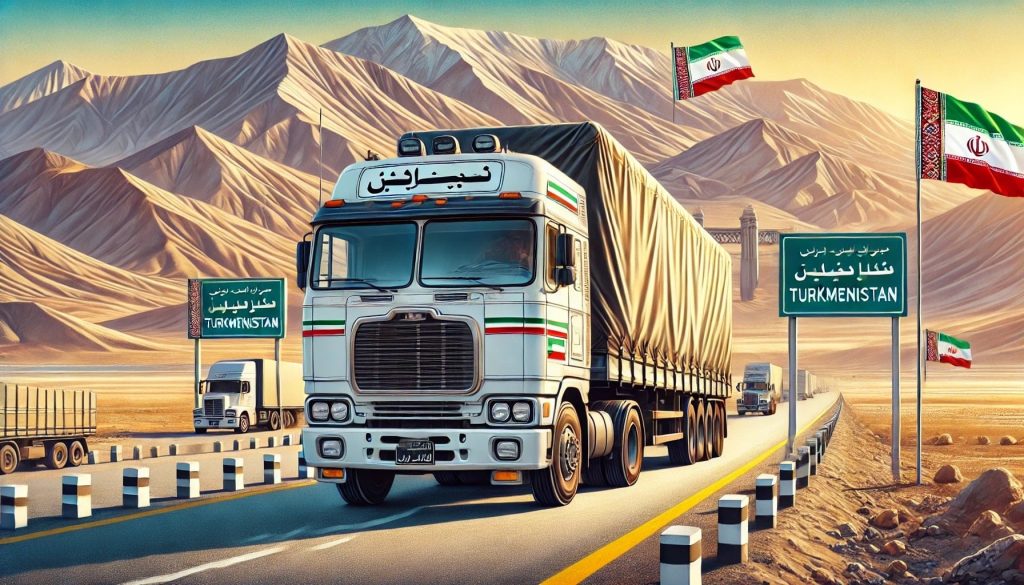 نرخ کرایه حمل بار از ایران به ترکمنستان